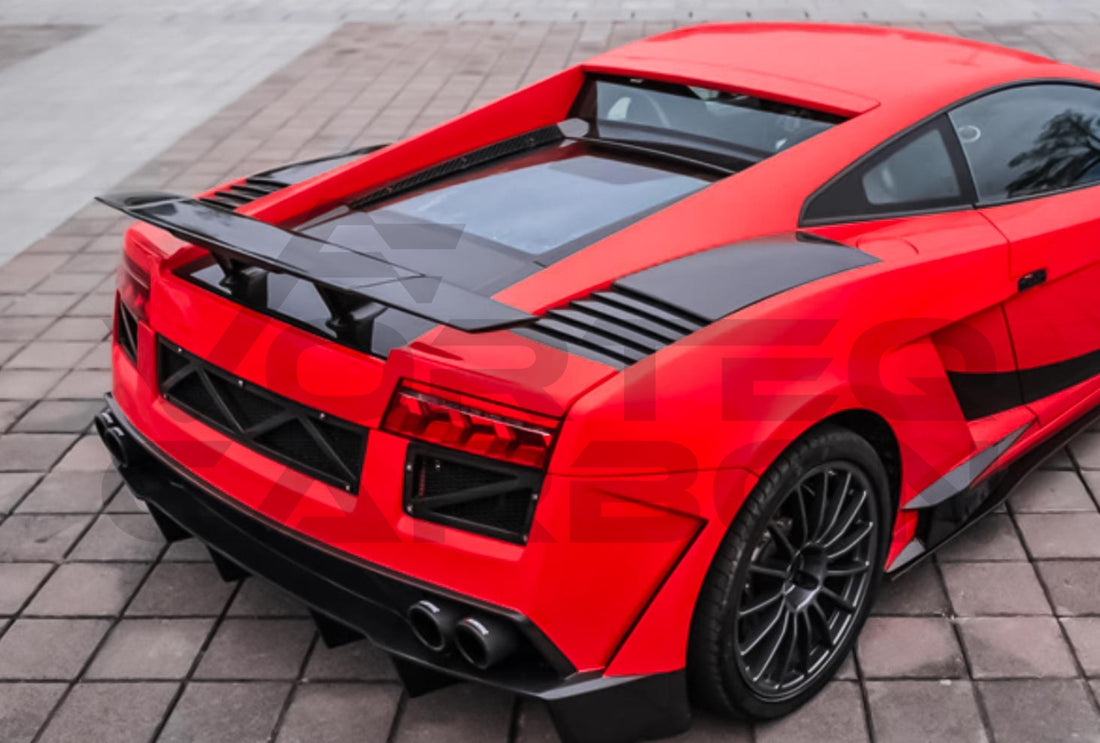 Carbon Fiber Heat Extract Vents Lamborghini Gallardo Coupe (2004 2008)