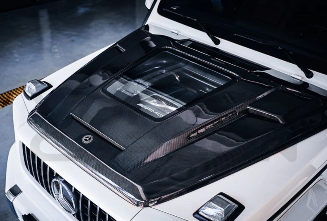 Carbon Fiber IMP Style Hood Mercedes G Wagon G550 G63 AMG (W464 G Class).