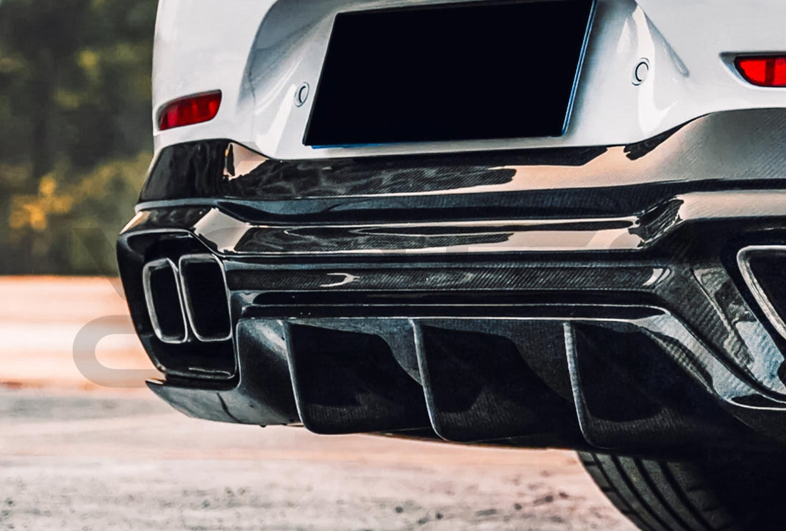 Carbon Fiber I Style Rear Diffuser Mercedes Benz AMG GT63/S 4 Door Coupe X290 (2019+).