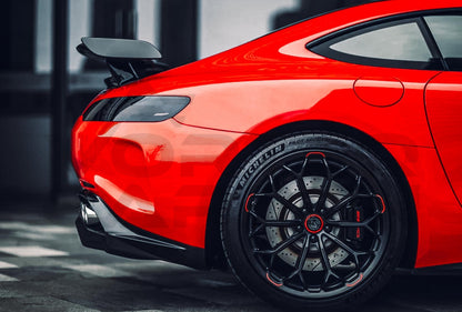 Carbon Fiber I Style Rear Diffuser Mercedes Benz AMG GT/GTS (2015 2021) 1