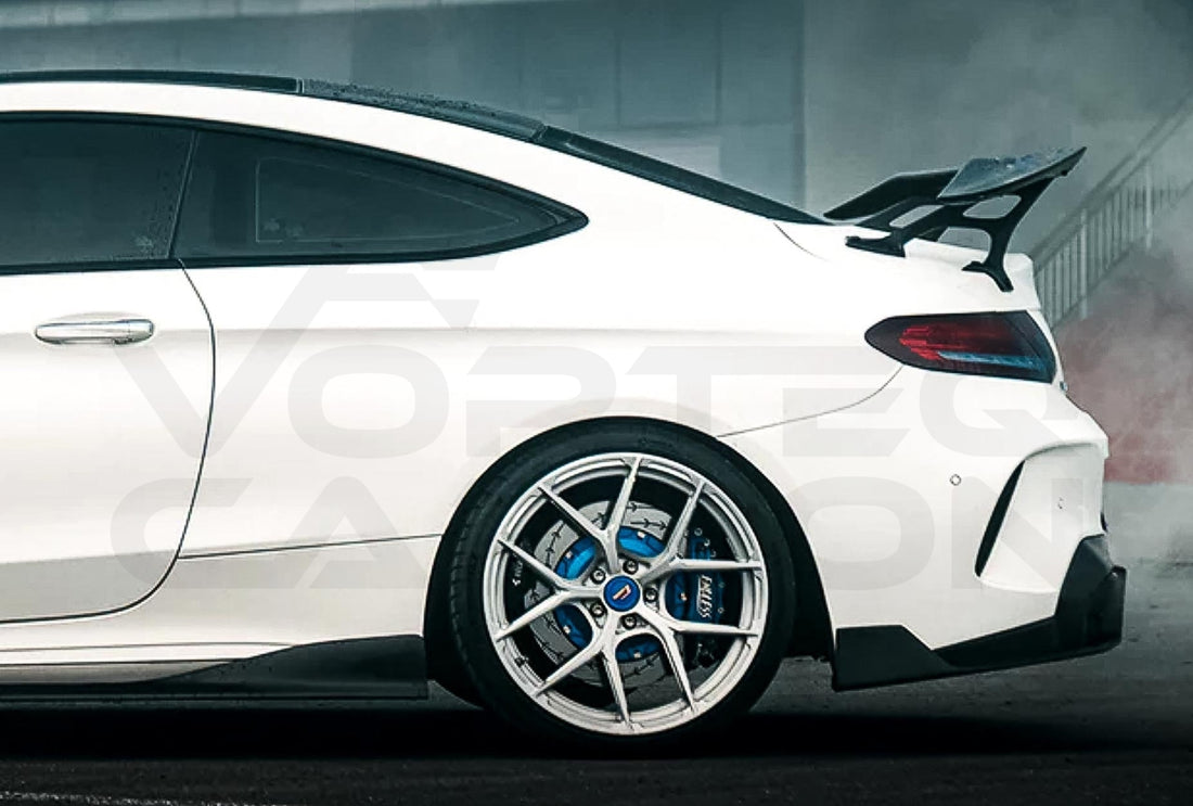 Carbon Fiber I Style Wing Spoiler Mercedes Benz C Class W205 Coupe (2015 2021).