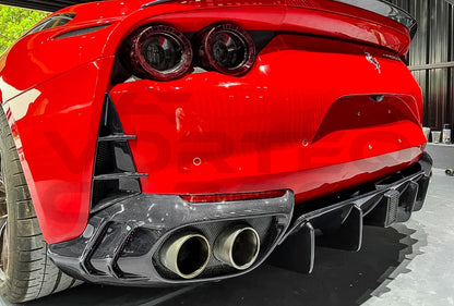 Carbon Fiber M Style Rear Bumper Vents Ferrari 812 Superfast / GTS (2018 UP)