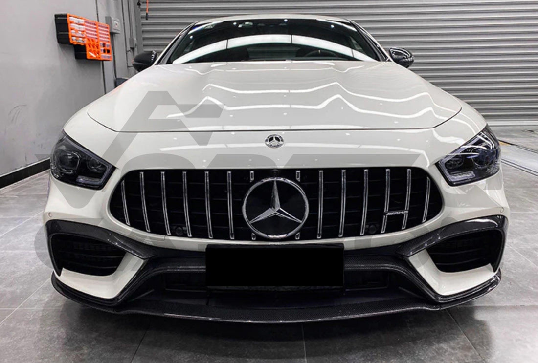Carbon Fiber Middle Front Lip Mercedes Benz AMG GT63/S 4Door Coupe X290 (2019 2024)