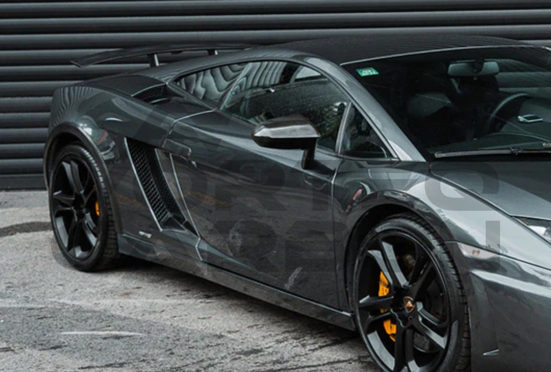 Carbon Fiber Mirror Cap Replacement Lamborghini Gallardo (2004 2008).