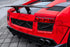 Carbon Fiber Rear Bumper Trim Replacement Lamborghini Gallardo (2009 2014)
