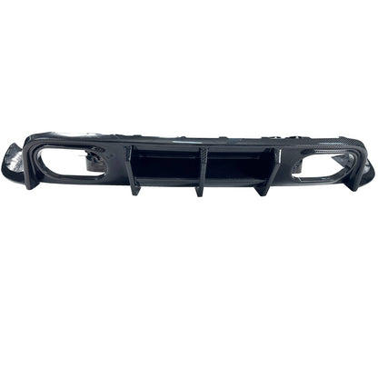Carbon Fiber B Style Rear Diffuser - Porsche 992 911 Turbo S (2019-2022)
