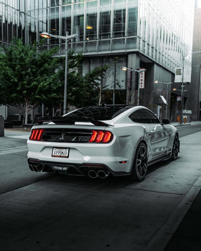 Carbon Fiber GT500 Style Trunk Wing Spoiler Ford Mustang (20152022