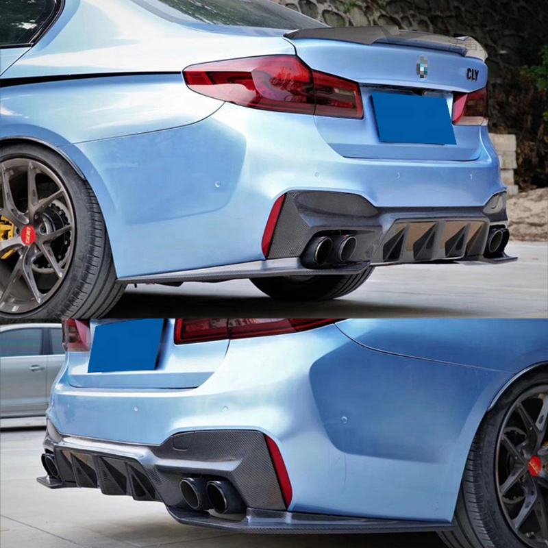 Carbon Fiber 3D Style Rear Diffuser (V2) - BMW F90 M5