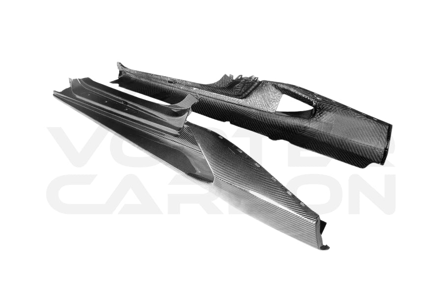 Lamborghini Huracan LP610 &amp; LP580 &amp; EVO &amp; STO &amp; Tecnica N Style Dry Carbon Fiber Side Skirts