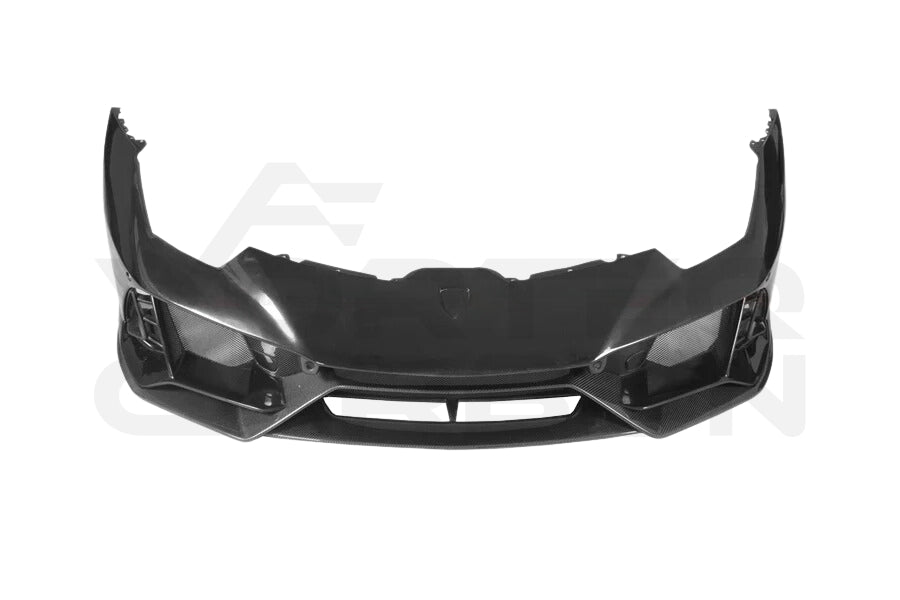 Lamborghini Huracan LP610 &amp; LP580 &amp; EVO &amp; Tecnica EVO-4WD Style Partial Carbon Front Bumper
