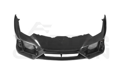 Lamborghini Huracan LP610 &amp; LP580 &amp; EVO &amp; Tecnica EVO-4WD Style Partial Carbon Front Bumper