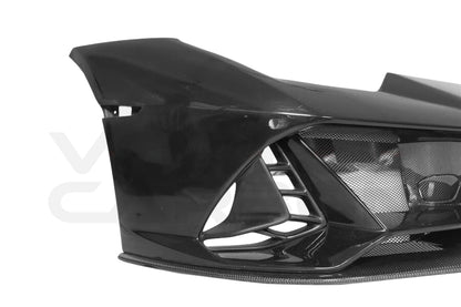 Lamborghini Huracan LP610 &amp; LP580 &amp; EVO &amp; Tecnica EVO-4WD Style Partial Carbon Front Bumper