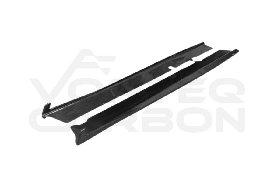 Lamborghini Huracan LP610 &amp; LP580 RZS Style Carbon Fiber Side Skirts Under Board