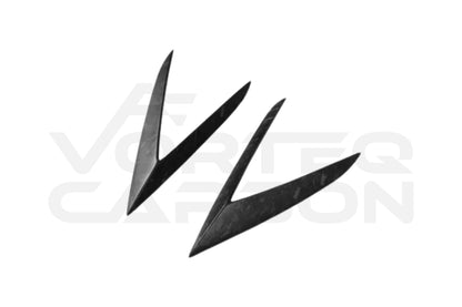 Lamborghini Huracan LP610&amp;LP580 RZS Style Side Skirts Vent Canards