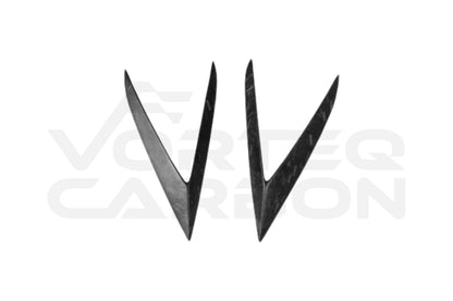Lamborghini Huracan LP610&amp;LP580 RZS Style Side Skirts Vent Canards