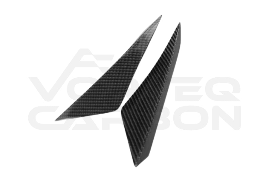Lamborghini Huracan LP610 RZS Style Front Bumper Carbon Fiber Canard