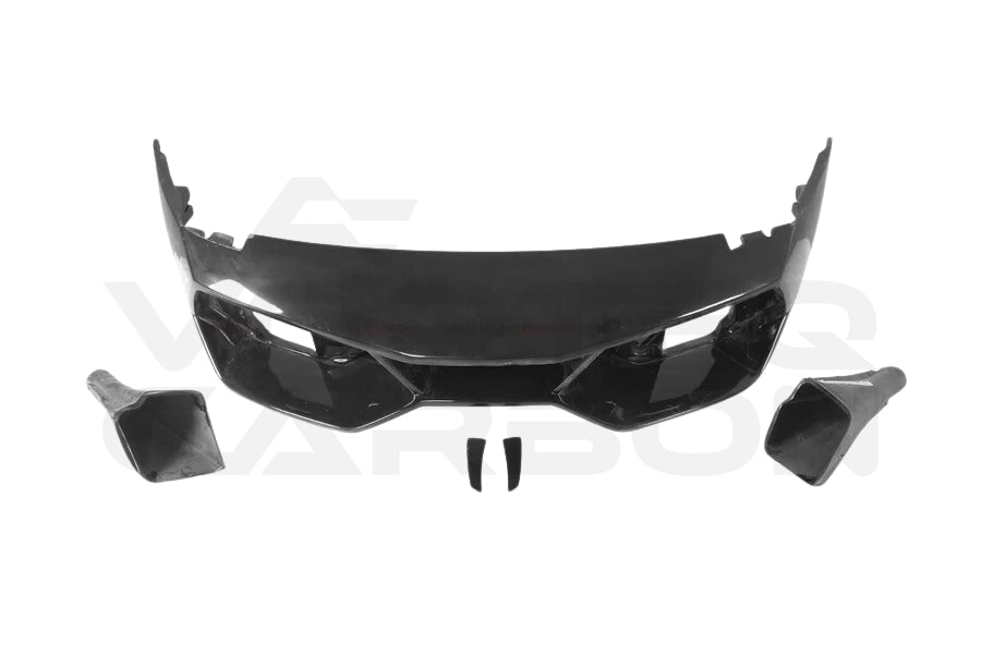 Partial Carbon Fiber SV Style Front Bumper With Vents - Lamborghini Murcielago