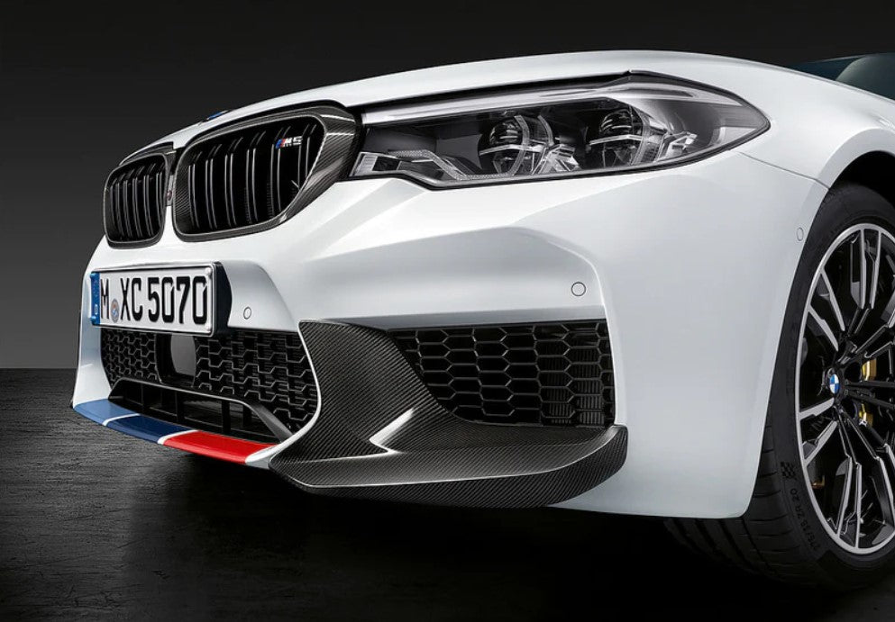 Carbon Fiber M Performance Front Bumper Splitter Cover - BMW F90 M5