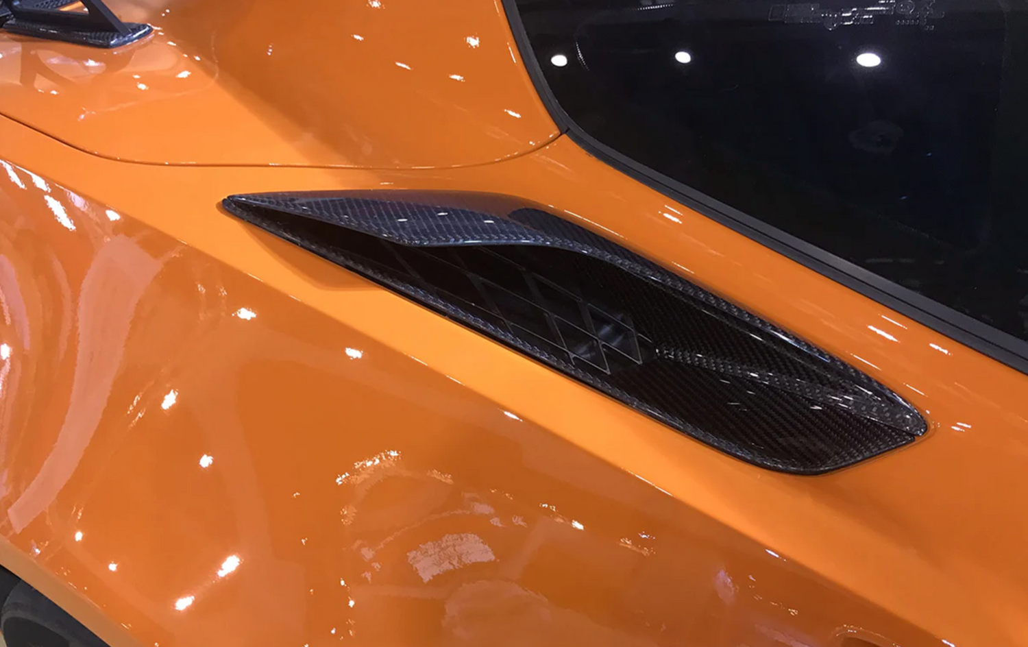 Carbon Fiber Z06 Style Rear Quarter Panel Side Vent - Chevrolet Corvette C7 (2013-2019)