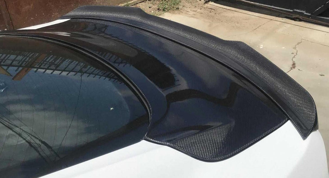 Carbon Fiber H Style Trunk Spoiler - Ford Mustang (2015-2022)