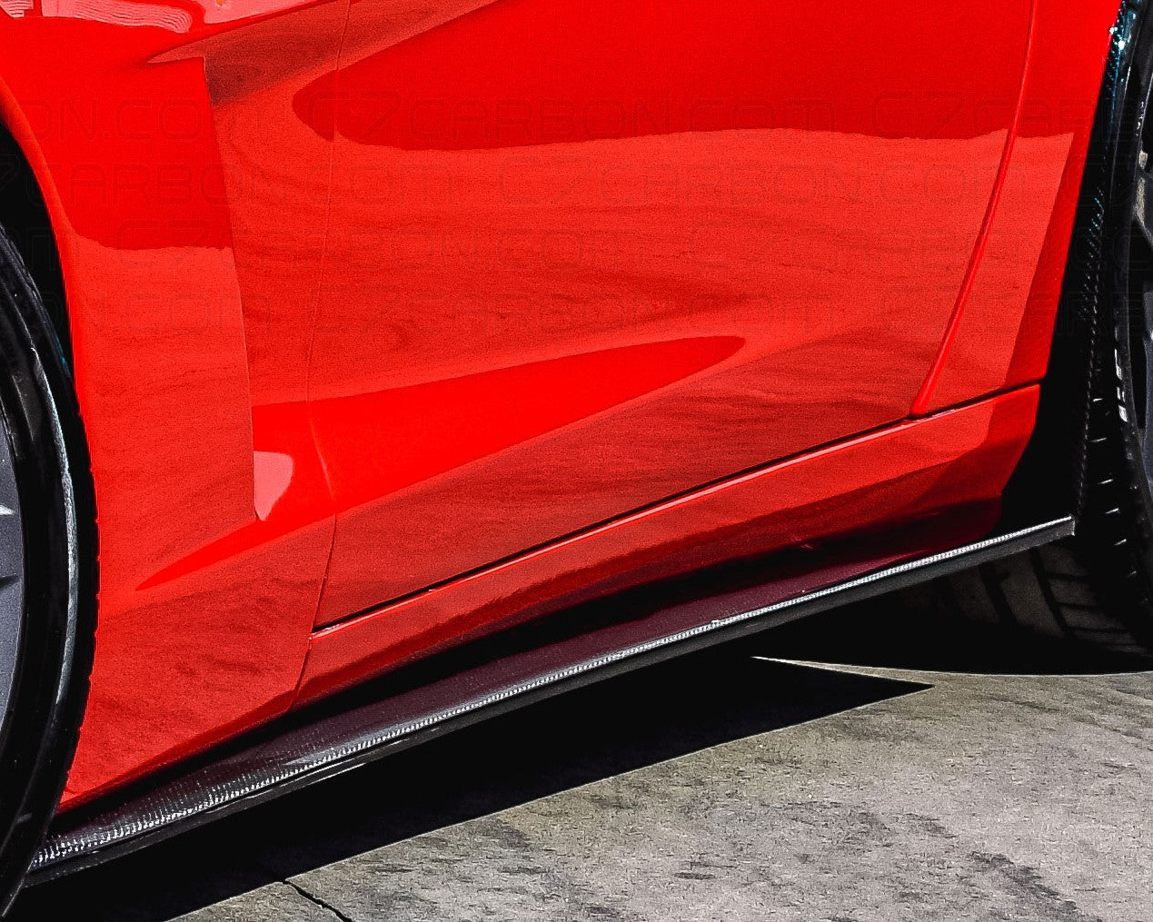 Carbon Fiber ZR1 Style Side Skirts - Chevrolet Corvette C6 (2005-2013)