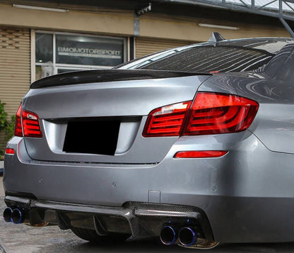 Carbon Fiber DTM Style Rear Diffuser (Quad Tips) - BMW 5 Series F10 (M-Sport)