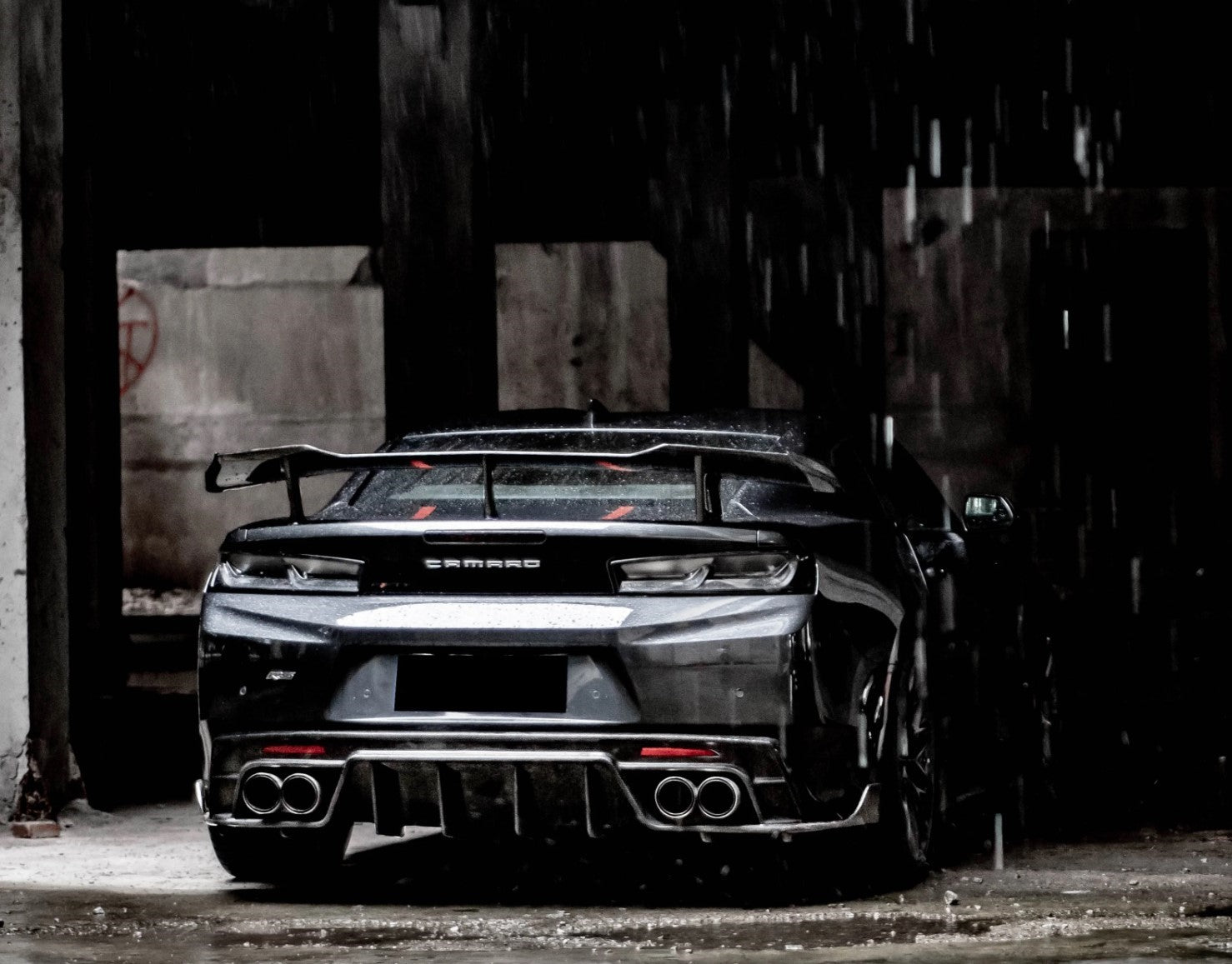 Carbon Fiber VV Style Trunk Wing Spoiler - Chevrolet Camaro (2019-2023)