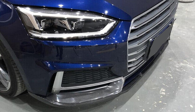 Carbon Fiber Front Lip - Audi A5 B9 S-Line (2017-2019)
