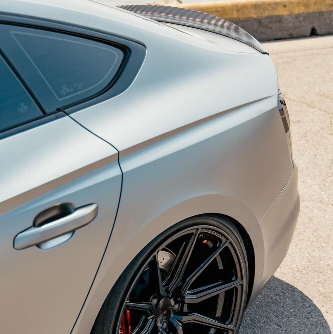 Carbon Fiber Trunk Spoiler HK Style - Audi A5 S5 RS5 B9 Coupe (2018-2024)