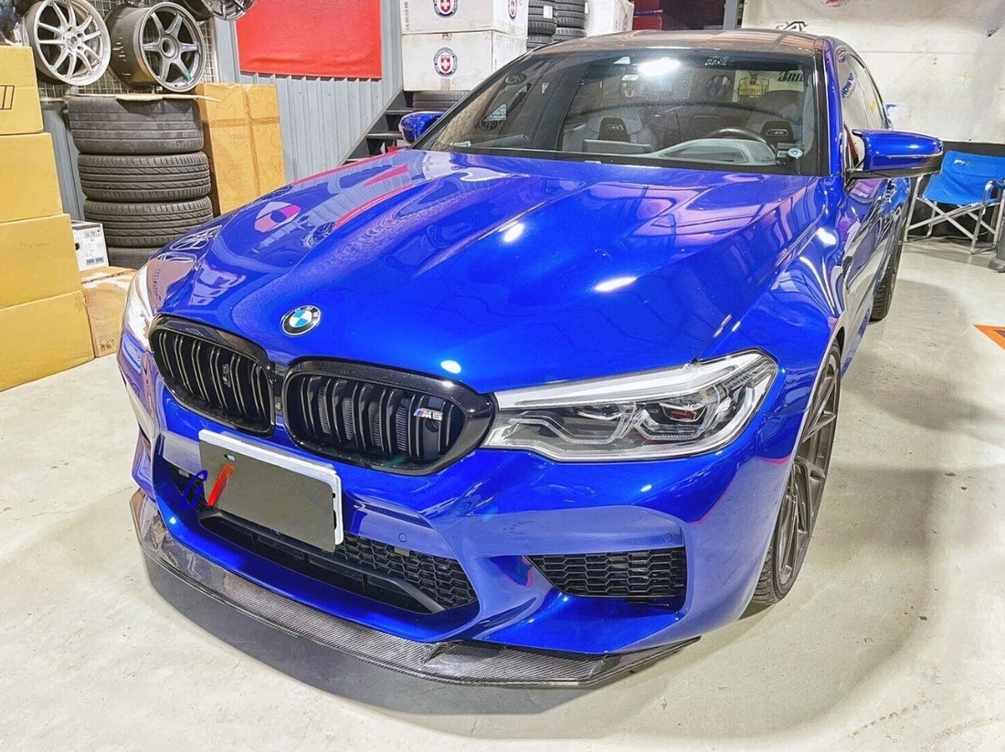 Carbon Fiber GTS Style Front Lip Splitter - BMW F90 M5 (2021-2023)