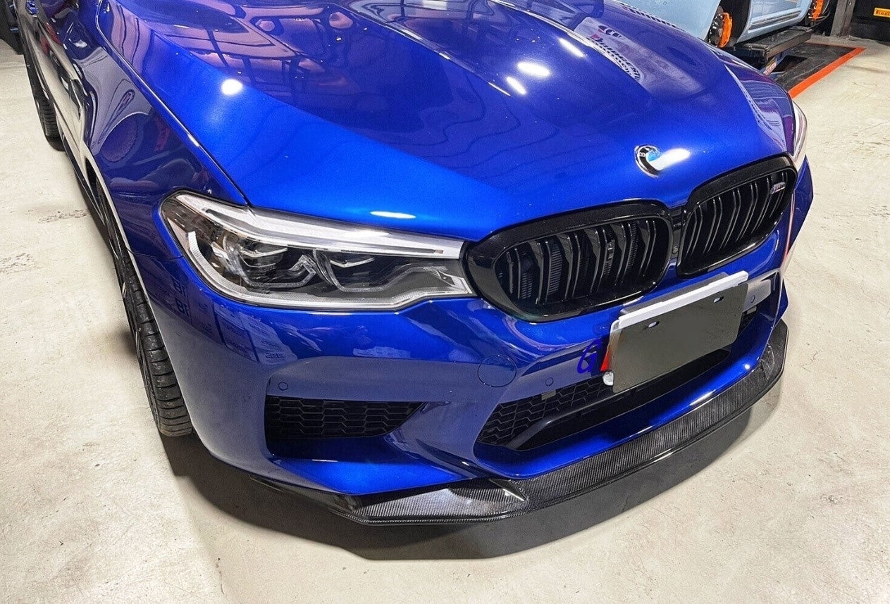 Carbon Fiber GTS Style Front Lip Splitter - BMW F90 M5 (2021-2023)