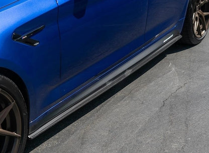 Carbon Fiber Side Skirt Extensions - BMW F90 M5 / G30 M Sport