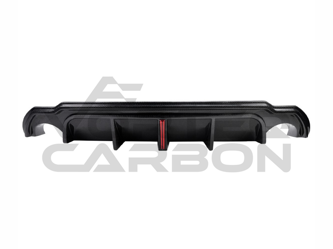 2014-2017 Infiniti Q50 Carbon Fiber Brake Light LED Rear Diffuser