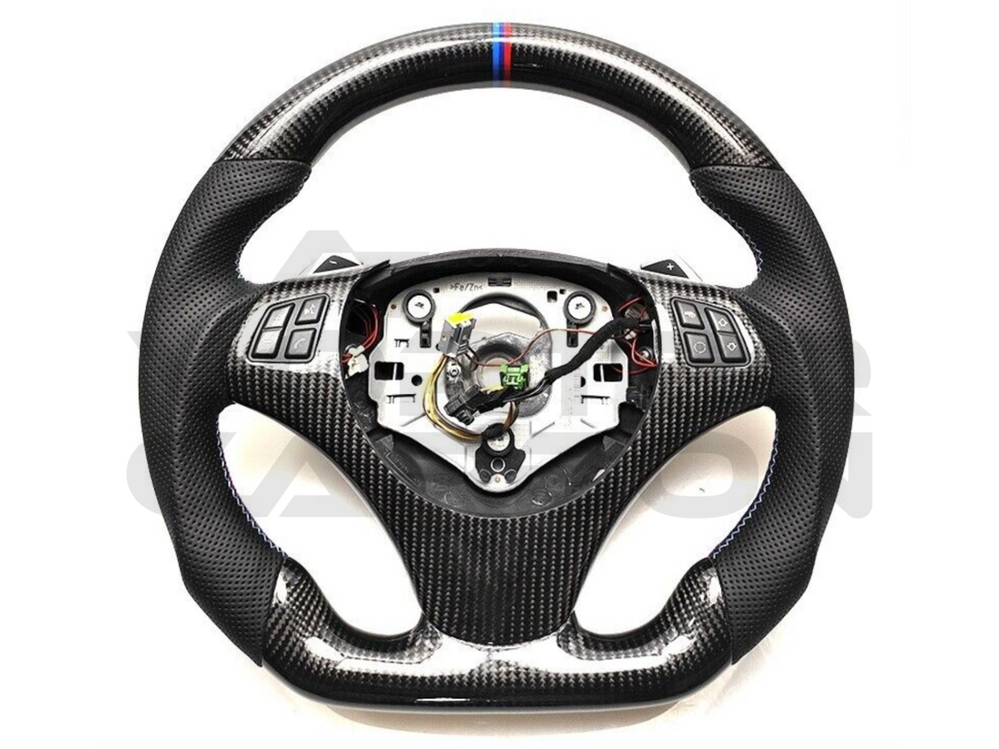 Fully Custom Carbon Fiber Steering Wheel - BMW E Chassis