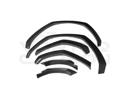 Carbon Fiber T Style Fender Flare Set (6 Pieces) - Lamborghini Urus