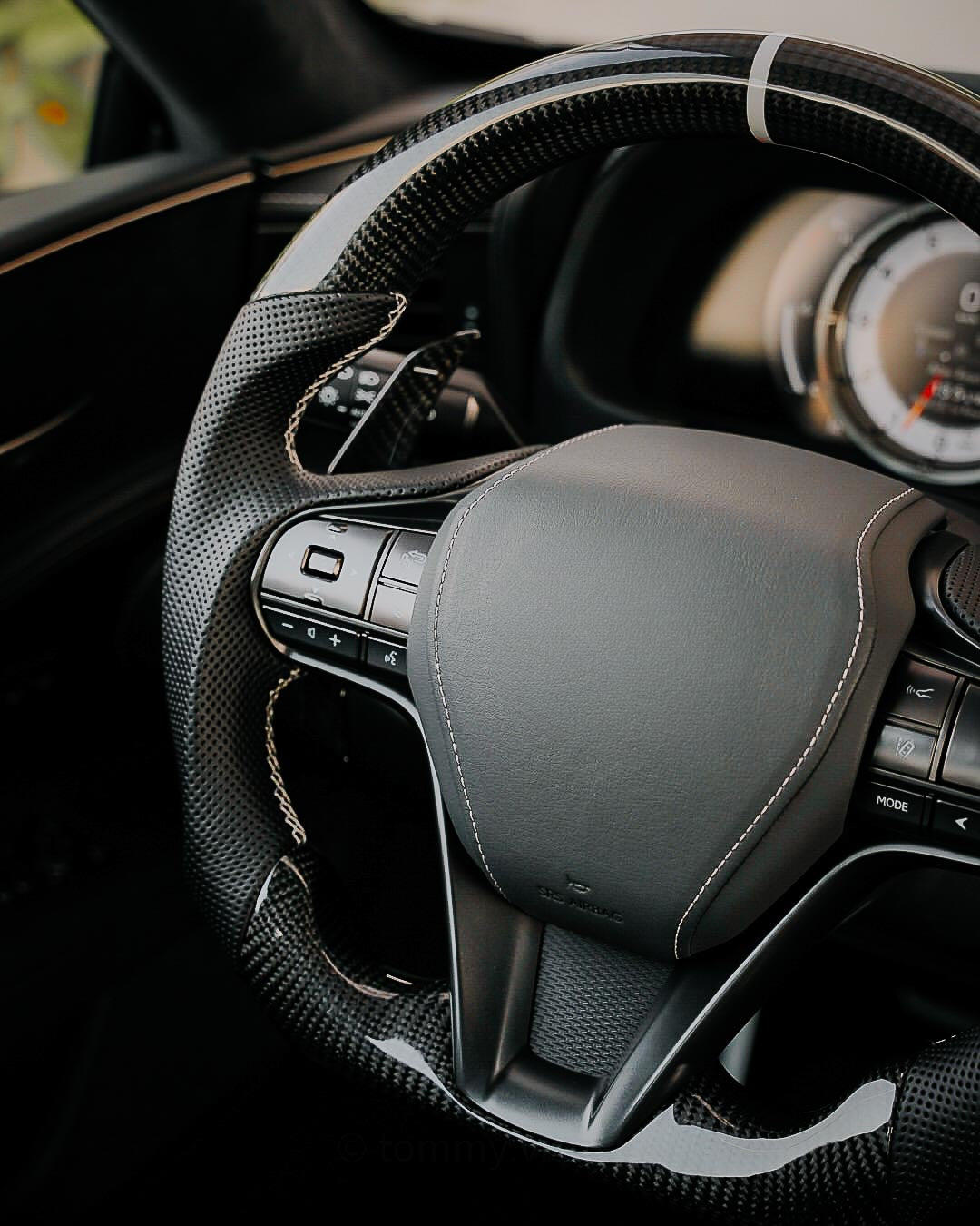 Fully Custom Carbon Fiber Steering Wheel - Lexus LC500