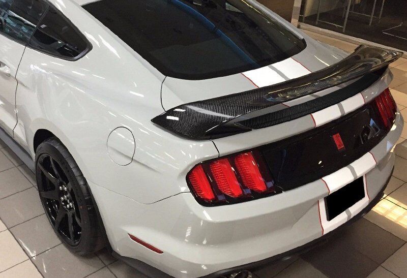 Carbon Fiber GT350R Style Trunk Wing Spoiler - Ford Mustang (2015-2020)