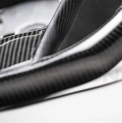 Fully Custom Carbon Fiber Steering Wheel - Tesla Model 3