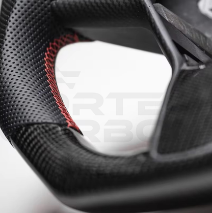 Fully Custom Carbon Fiber Steering Wheel - Tesla Model 3