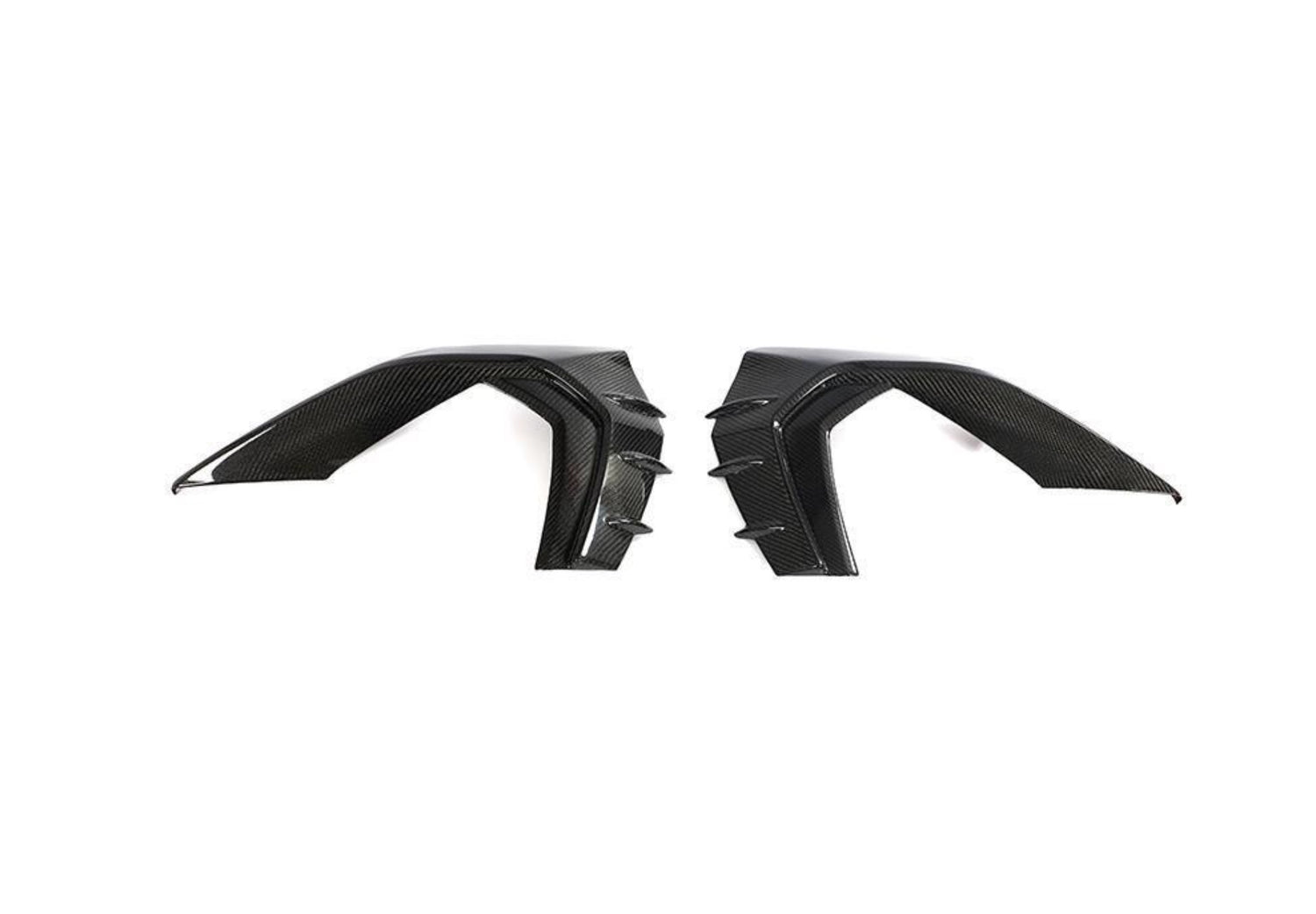 Carbon Fiber Front Vent Canard Trim - Audi RS3 Sedan (2022-2024)