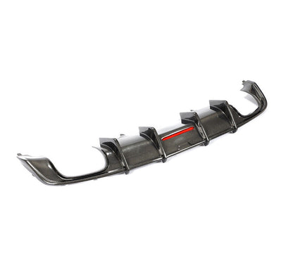 Carbon Fiber F1 LED K Style Rear Diffuser - Audi A5 S-Line / S5 B9 Coupe (2017-2019)
