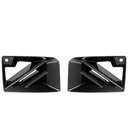 Carbon Fiber Front Side Vent (Dual Diagonal Slat) - BMW G87 M2