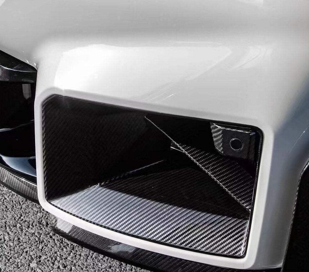 Carbon Fiber Front Side Vent (Single Diagonal Slat) - BMW G87 M2