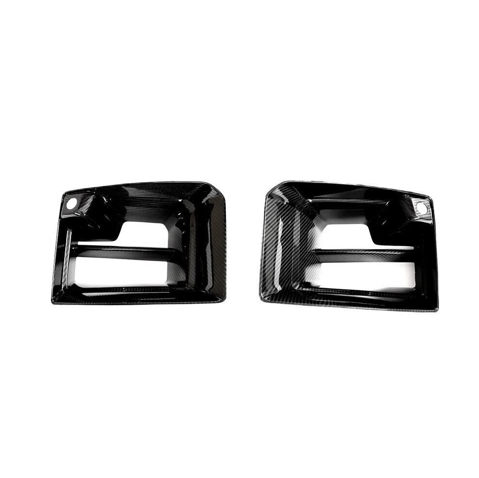 Carbon Fiber Front Side Vent (Single Horizontal Slat) - BMW G87 M2