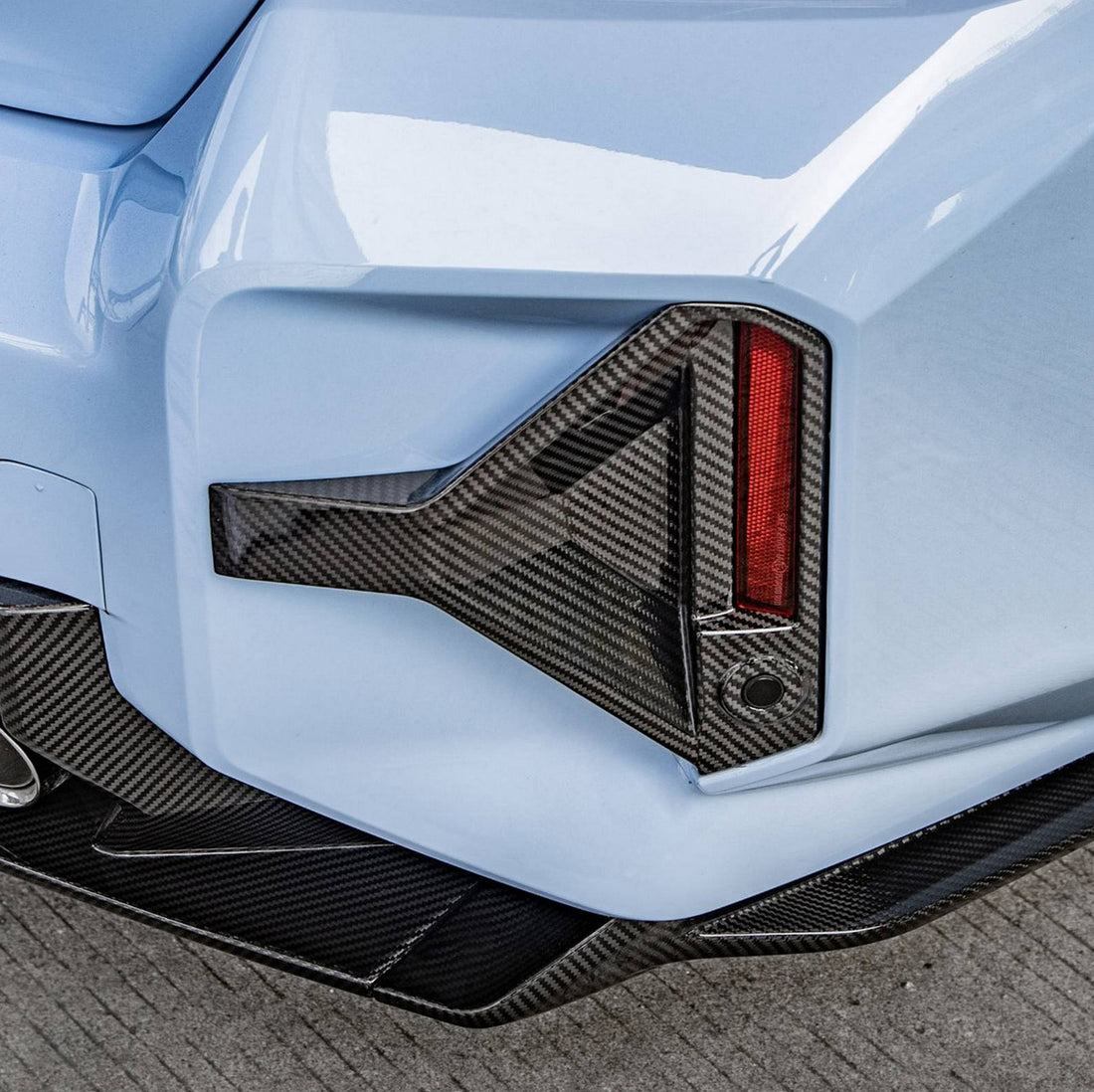 Carbon Fiber SQ Style Rear Side Vent - BMW G87 M2