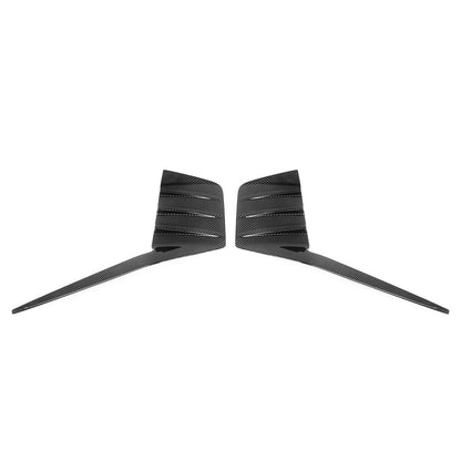 Carbon Fiber Rear Side Vent Trim Canard - BMW G87 M2