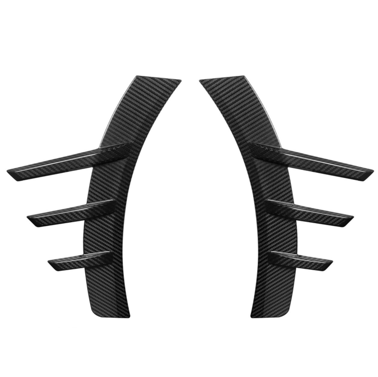 Carbon Fiber M Performance Style Rear Fender Spats Trim  - BMW G87 M2