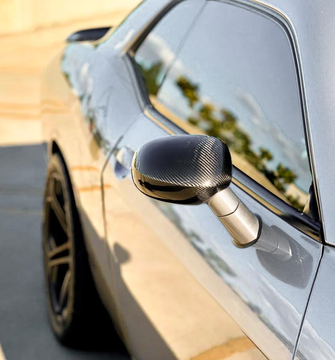 Carbon Fiber OEM Style Mirror Caps - Dodge Challenger (2009-2023)