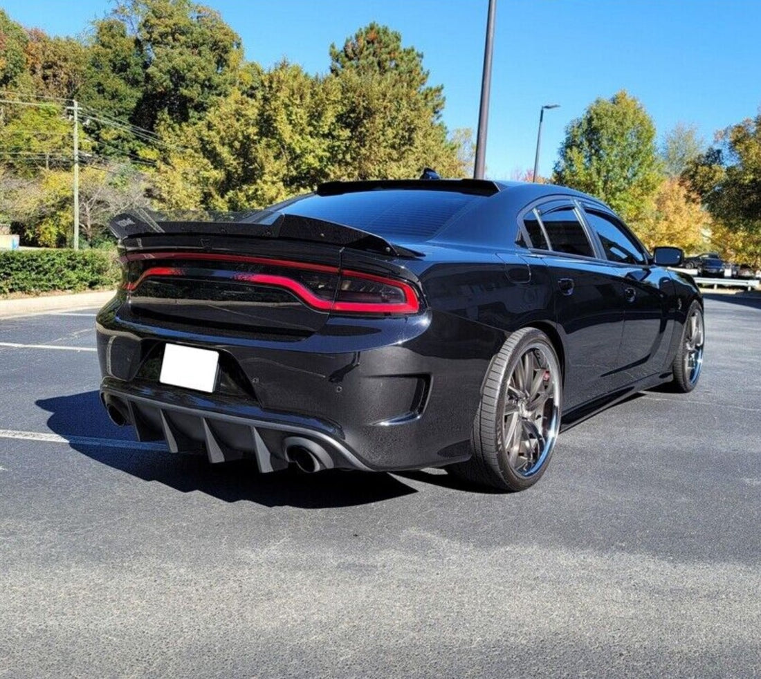 Carbon Fiber IKON Style Rear Diffuser - Dodge Charger (2015-2023)