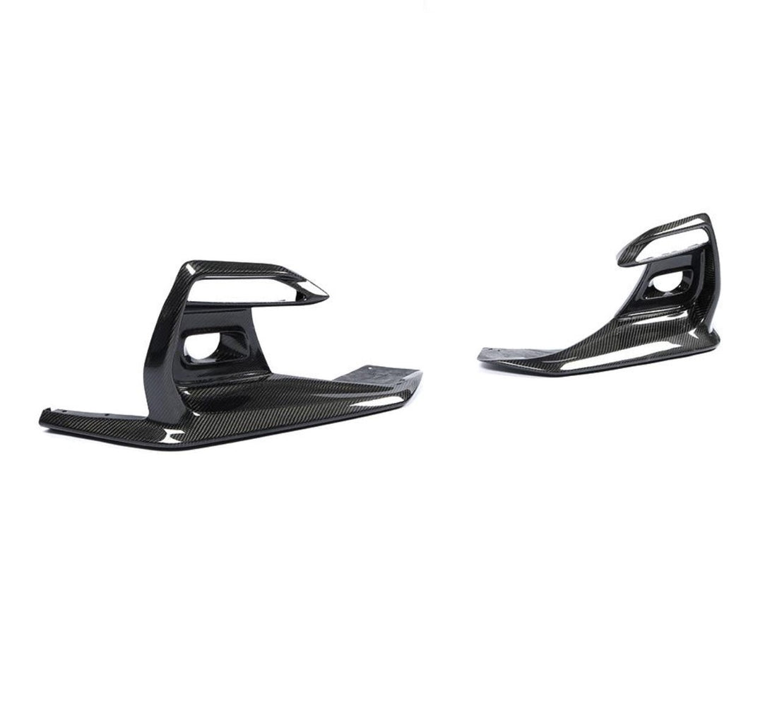 Carbon Fiber Front Fog Light Grille Trim - Infiniti Q50 (2018-2024)